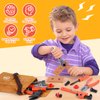Kids Tool Set,MAGIC4U 26PCS Toddler Tool Set with Tool Bag,8 Tools Equipements,Pretend Play Construction Kits for Kids Age 3-6 Years Old,Toddler Boy Toys