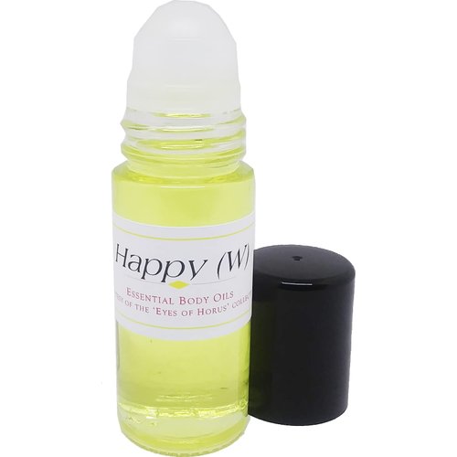Happy - Type C For Women Scented Body Oil Fragrance [Roll-On - Gold - 1 oz.] - ID#23742