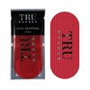 TRU BARBER HAIR GRIPPERS ® 2 COLORS BUNDLE PACK 4 PCS for Men and Women - Salon and Barber, Hair Clips for Styling, Hair holder Grips (Red/Black)