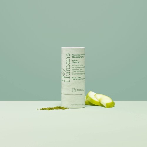 Hey Humans Natural Deodorant Apple Matcha - 2oz (Pack of 3)