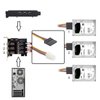 chenyang 3 SATA HDD SSD Hard Drive Power Switch Selector Module Control System with 80mm Low Profile Bracket