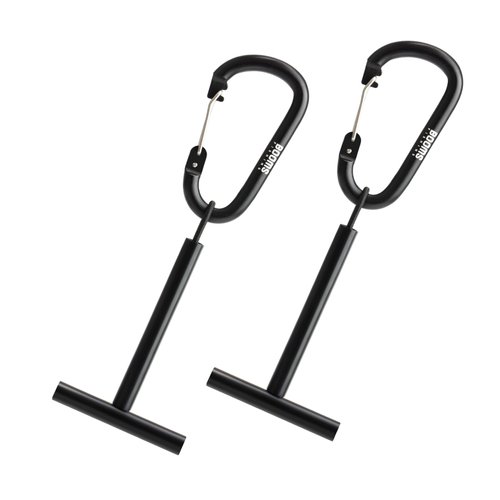Booms Fishing SH1 Fly Fishing Tippet Spool Holder Black 2PCS