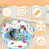 Palksky Cat Ball Pit with 210PCS Cat Toy Balls and 4PCS Cat Spring Toy, Interactive Cat Toys for Bored Indoor Cats Self Play, Cat Enrichment Toy for Interactive Fun and Exercise