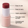 GEUUFEA Highlighter and Contour Stick, Cream Blush Stick, Long-Wearing Makeup Bronzer Sticks, Versatile Makeup Sticks for Eyeshadow, Cheek Blush, and Lipstick