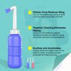 2pcs Portable Bidet Travel Bidet Bottle 450ml Peri Bottle for Postpartum Essentials Perineal Recovery, Feminine Care ,Hemmoroid Treatment,Baby, Women or Bedridden Patient