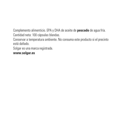 Solgar Triple Strength Omega-3 950 mg, 100 Softgels - Supports Cardiovascular, Joint & Skin Health - Heart Healthy Supplement - Essential Fatty Acids - Non GMO, Gluten/ Dairy Free - 100 Servings