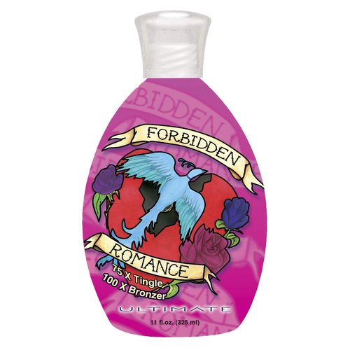 Ultimate FORBIDDEN ROMANCE 75x Tingle 100x Silicone Bronzer Tanning Lotion 11 oz.