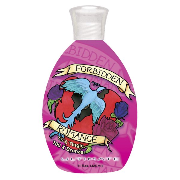 Ultimate FORBIDDEN ROMANCE 75x Tingle 100x Silicone Bronzer Tanning Lotion 11 oz.