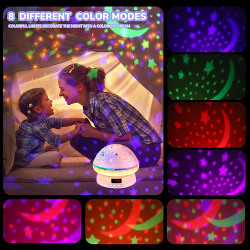 MINGKIDS Toys for 3-8 Year Old Girls Boys,Timer Rotation Star Night Light Projector Kids Twinkle Lights, 2-9 Year Olds Kids Chritsmas Birthday Gifts,Teen Toddler Stocking Stuffers for Kids