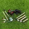 SG Store 11Pcs 1:12 Dollhouse Working Accessories Dolls House Miniature Garden Set Shovel Rake and Spade Watering Can Pulling Cart Mini Cart Garden Tools