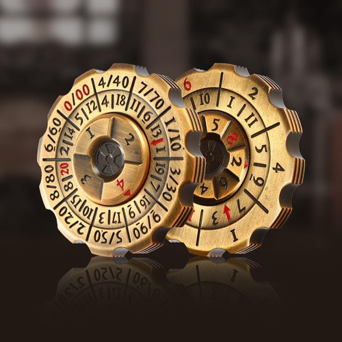 2-in-1 DND Dice & Fidget Spinner(1 Pack), Unique Roulette D&D Dice, Cool Spinner D&D Metal Dice Set, D6, D8, D10, D12,D20,D% 7-in-1 Dungeons and Dragons Dice Set，MTG RPG Role Playing Gaming Dice