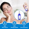 Blue Beautifly USDA Certified Organic Witch Hazel Toner for Face - Purifies Pores & Balances Sebum - with Skin-Soothing Lavender Hydrosol - Double Distilled & Undiluted for Maximum Potency - 2 fl oz
