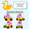 Jeep for Rubber Ducks, 3.5 Inch Jeep Toy Match Most 2 in Rubber Ducks, Jeep Toy for Jeep Dashboard Decorations Accessory Jeep Duck Collection Valentines Birthday Gifts(Yellow )
