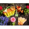 Kinderific Gardening Set, Tool Kit, for Kids, STEM, Includes Tote Bag, Spade, Watering Can, Rake, Fork, Trowel and Gloves (Pale Yellow)