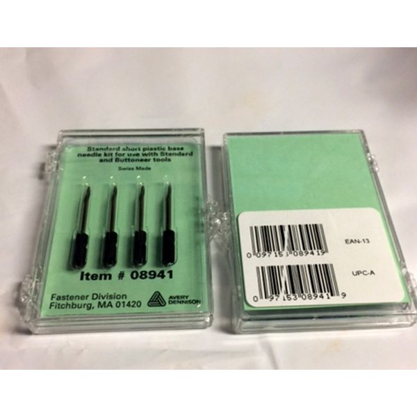 Authentic Avery Dennison Standard Tagging Gun Replacement Needles 08941 4-Pack