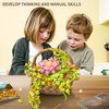 Flower Bouquet Building Set with LED Light, Flowers Basket Bonsai Botanical Collection Building Toys for Adults And Kids, Home Decor Gift for Valentine's Day, Birthday, Christmas Day（691PCS）