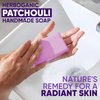 HERBOGANIC Patchouli Handmade Soap - Natural, Moisturizing Soap Bar for Soft and Smooth Skin with a Spa-Like Experience Pack of 1 (100g)