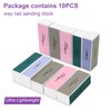 10PCS Nail Buffer Block, AHIER 4 Way Colorful Buffing Block Shine Polisher Nail Buffing File Manicure File Sanding Files