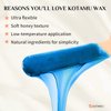 KOTAMU Hard Wax Beads 1LB Blue Hair Removal Hard Wax Beans for Bikini Brazilian Waxing