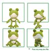 TZMAPU Soft Big Head Frog Plush Toy, Long Legged Frog Plush Pillow, Cute Wacky Green Plush Stuffed Animal,Dolls Suitable for Gift Giving (Green-27in)
