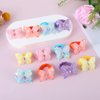 Yuanchu 20 Pcs Butterfly Elastic Hair Ties, Colorful Hair Scrunchie with Butterfly Cute Hair Bands Butterflies Accessories Clips Holders with Bows for Women