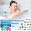 Bath Bombs for Kids with Surprise Marine Animals Inside, 20 Shell Kids Bath Bombs Gift Set, Handmade Bubble Bath Fizzes Bomb for Chrildren Birthday Christmas and Party Favor