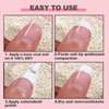 18 Designs French Manicure Nail Art Stickers, Self-Adhesive Nail Tips Guides for DIY Decoration Stencil Tools (18 Sheets)