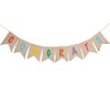 Sscon Congrats Burlap Banner Congratulation Party Bunting Banners Grad Decoration Graduation Gifts Party Supplies