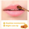 2PCS Honey Lip Balm, Vitamin E Moisturizing Propolis Sleeping Lip Mask, Effective Reduces Lip Lines Prevention Dry and Cracked Lip Scrubs Exfoliator Smoothing Dry Lip Care