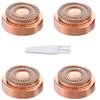 Replacement Heads for Finishing Touch Flawless Generation 2 Facial Hair Remover, 4 Count
