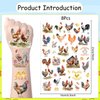 Yoyuspy Chicken Temporary Tattoos Stickers - 200+ Chicken Farm Tattoos Gifts Decor Stickers Chicken Birthday Party Favors Supplies Decorations School Prizes Rewards Crazy Chicken Lady Temporary Tattoo