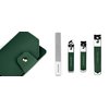 Nail Clippers Set, Portable Ultra Sharp Nail Clippers with File for Women Men, Manicure Pedicure Kits for Fingernail and Toenail, Elegant Fresh Green