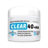 Clear Urea Cream 40% + 1% Hyaluronic Acid (4oz) | Softens Cracked Heels & Dry Skin Urea Cream 40 Percent - Infused w Tea Tree & Coconut Oil | Urea Cream for Callus & Corn Treatment | Made in USA