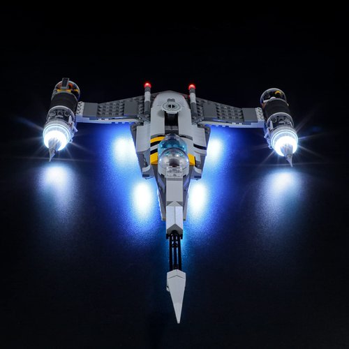 BRIKSMAX Led Lighting Kit for LEGO-75325 The Mandalorian's N-1 Starfighter - Compatible with Lego Star Wars Building Blocks Model- Not Include The Lego Set