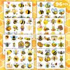 96PCS Bee Temporary Tattoos for Kids - Cute Party Favors & Decorations, Perfect for Birthday Parties, School Prizes, and Themed Gifts for Boys & Girls