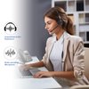 Arama Corded Telephone Headset Mono w/Noise Canceling Mic Compatible with ShoreTel Plantronics Polycom Zultys Toshiba NEC Aspire Dterm Nortel Norstar Meridian Packet8 Landline Deskphones(A800S2)