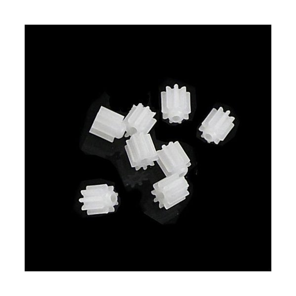 SAMLOO Generic 8pcs Small Motor Gear Replacement Parts for Syma X5C X5C-1 X5 X5SW X5SC X5HW X5HC RC Quadcopter Drone Motor or JJRC H5C Engine