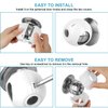 Door Knob Safety Cover for Kids (4 Pack) New Shape & Structure Design Child Door Knob Covers Prevent Children from Opening Doors Baby Safety Door Knob Locks Fit Most Knobs