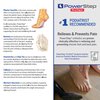 Powerstep ProTech 3/4 Orthotic Insoles - Arch Support & Plantar Fasciitis Inserts for Narrow Shoes - Medical Grade Orthotics for Arch + Heel Pain Relief for Men & Women (M 9-9.5 W 11-11.5)