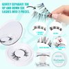 Magnetic Eyelashes with Lash Clusters Applicator 5 Magnets Natural Magnetic False Lashes Kit Wispy Reusable Cluster Eyelash Extensions with Magnets No Lashes Glue or Liner Needed(1 Pair-Natural)