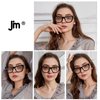 JM 2 Pack Photochromic Bifocal Reading Sunglasses for Women, Cat Eye Blue Light Glasses, Black & Tortoise +4.0