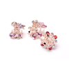 6 PCS Women Lady Alloy Rhinestone No-Slip Mini Hair Claw Small Bang Jaw Clip Hair Clamp Hair Grip Hair Pin (B#)