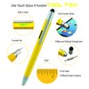 Monteverde USA One Touch Tool Pen, Fountain Pen, Yellow (MV35231),Medium