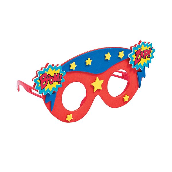 Kids Superhero Foam Glasses Craft Kit -12 - Crafts for Kids and Fun Home Activities