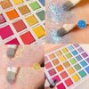 30 Color Rainbow Eyeshadow Palette - Highly Pigmented Mattes, Glitter & Shimmers - Blendable, Long Lasting & Waterproof - Professional Makeup Palette Gift Set