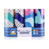 Car Tissue Holder with Facial Tissue Bulk, Car Tissues Box Round Container - Tissue Tubes for Car, Travel Tissues Perfect for Car Cup Holder - 4PK (Blue)
