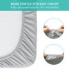 Bassinet Sheets Compatible with Cloud Baby Premium Baby Bassinet,100% Cotton, 2 Pack, Ultra Soft Bassinet Sheet for Baby, Grey