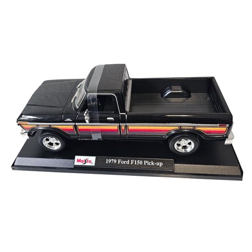 koenig-tom Maisto 1979 Ford F150 Pick-up 1/18 DieCast Model Special Edition #31462, Black