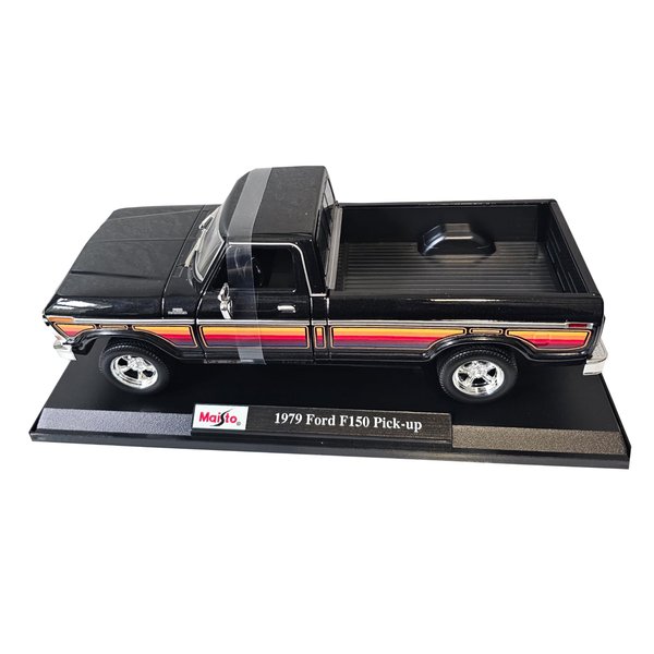 koenig-tom Maisto 1979 Ford F150 Pick-up 1/18 DieCast Model Special Edition #31462, Black