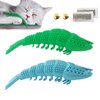 Cat Toothbrush Catnip Toy,Interactive Rubber Dental Care for Pet Kitten Kitty, Crayfish-Shaped Safe Chewing Toy Tooth Cleaning Resistant Cat Toy(2 Pack)